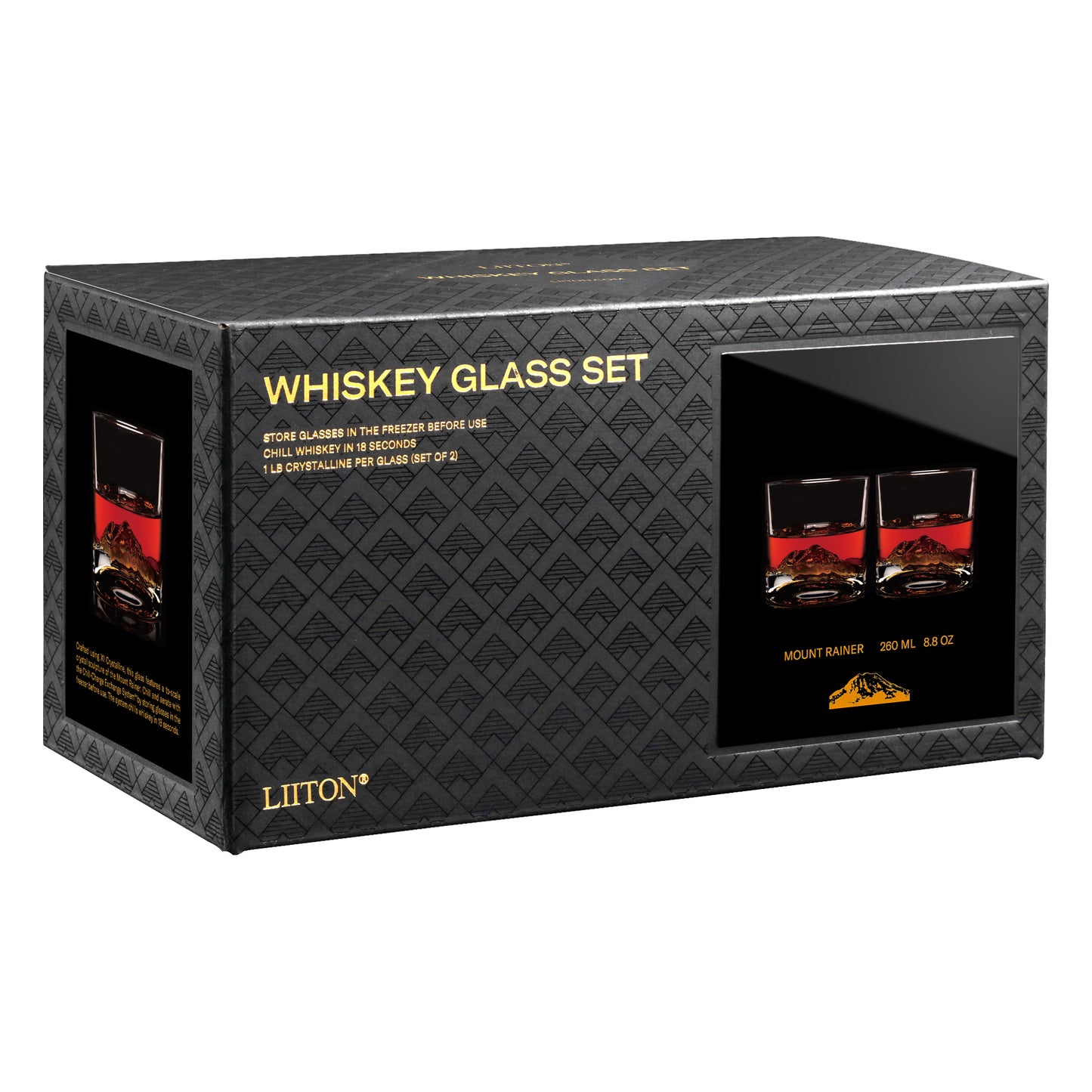 Mount Rainier Glasses Set of 2