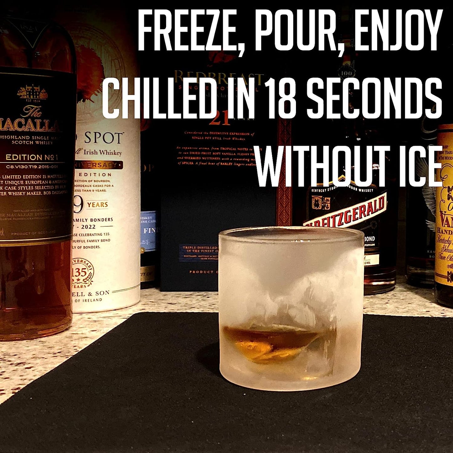 The Crystal Whiskey Peaks Glass Set of 4