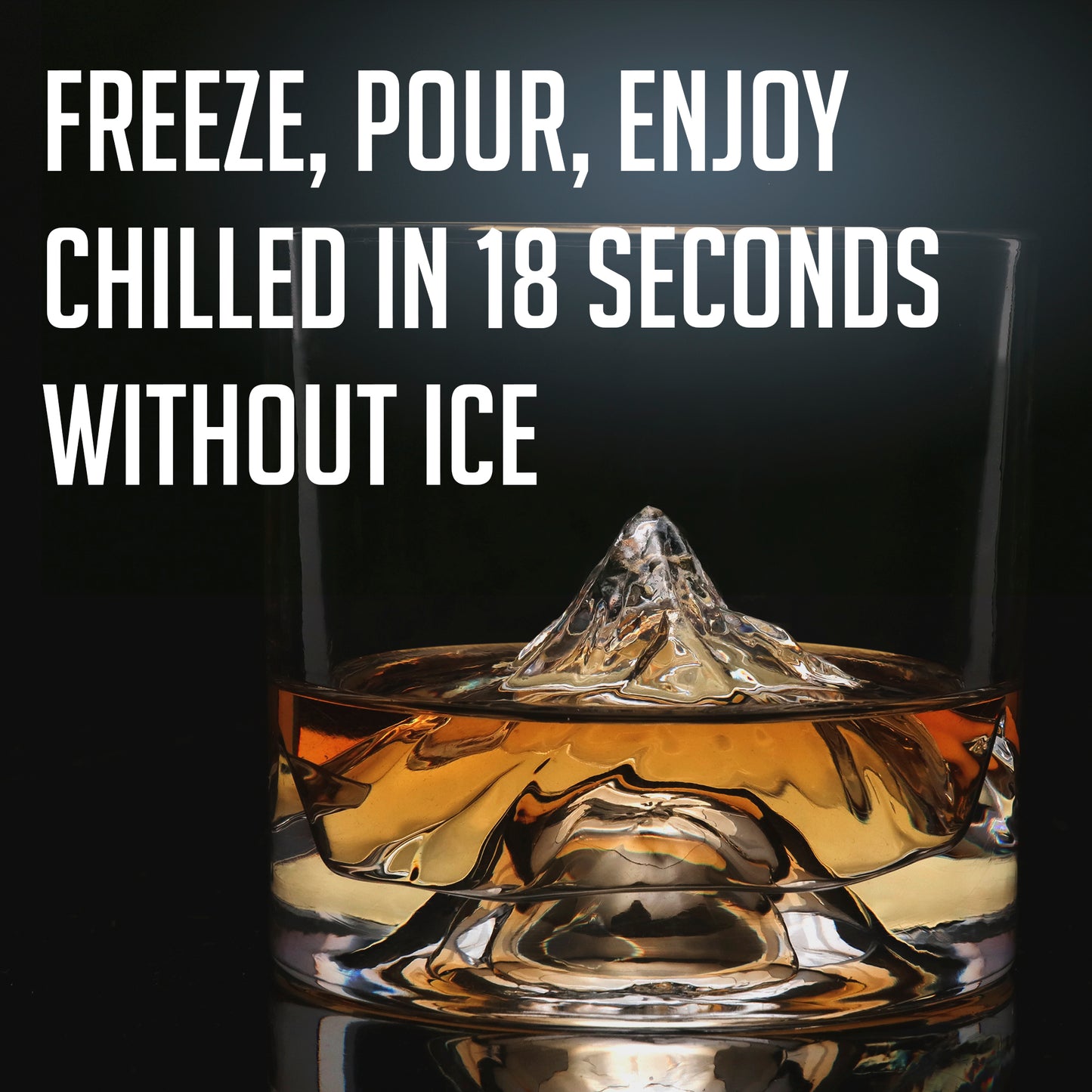 The Peaks Crystal Whiskey Decanter Set (Everest, Denali, Everest, Fuji & Mont Blanc)