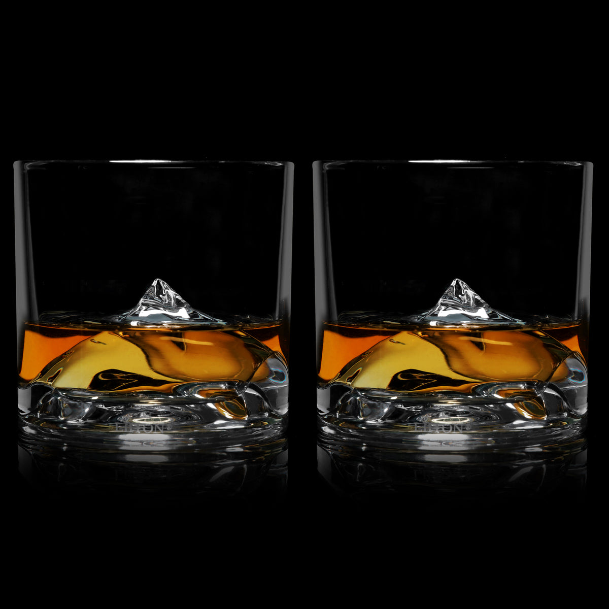Everest Crystal Whiskey Glasses Set of 2 Liiton