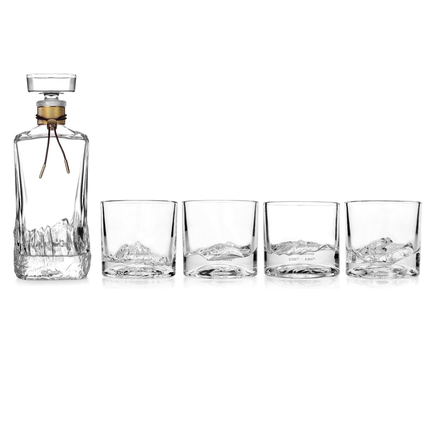 The American Peaks Whiskey Set