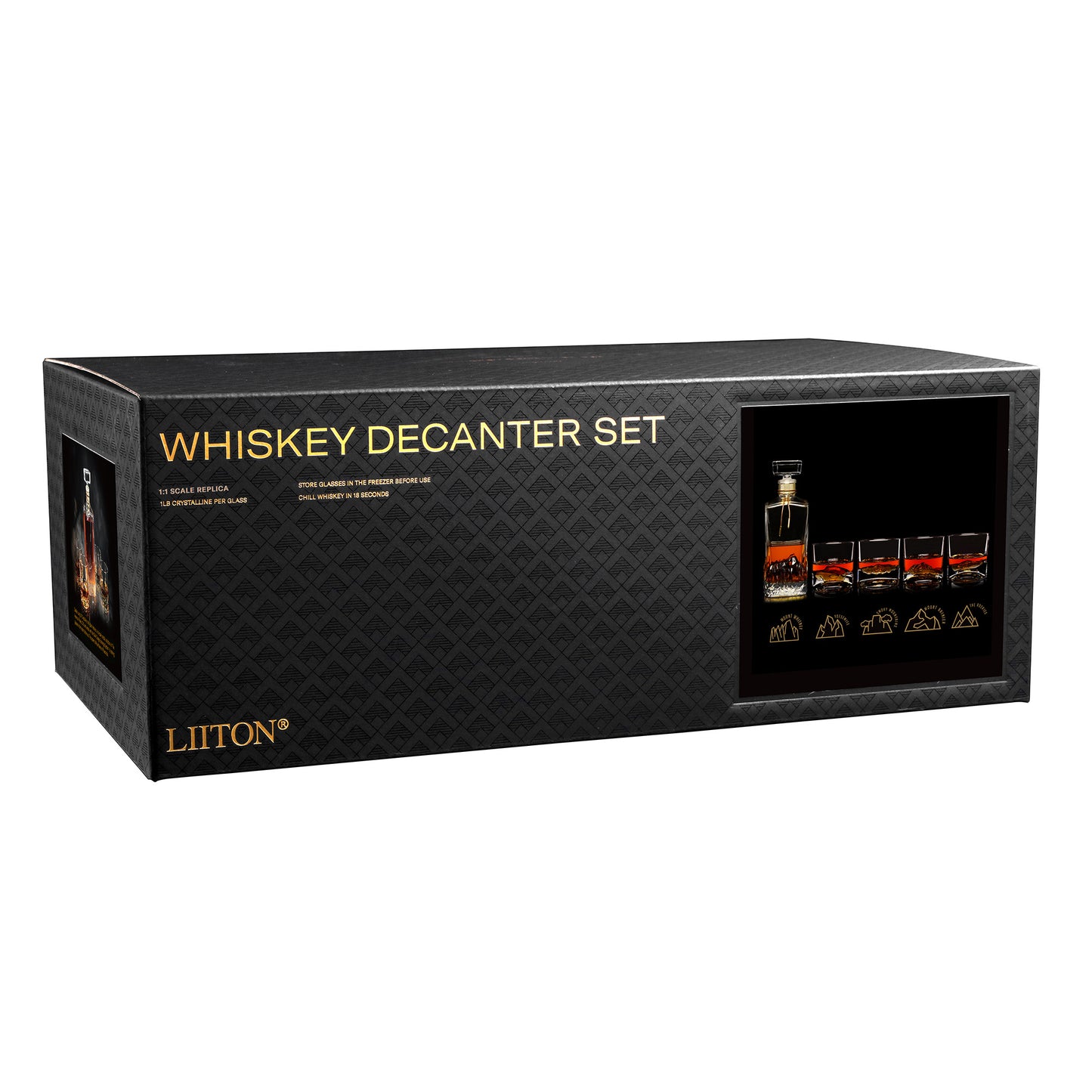 The American Peaks Whiskey Set