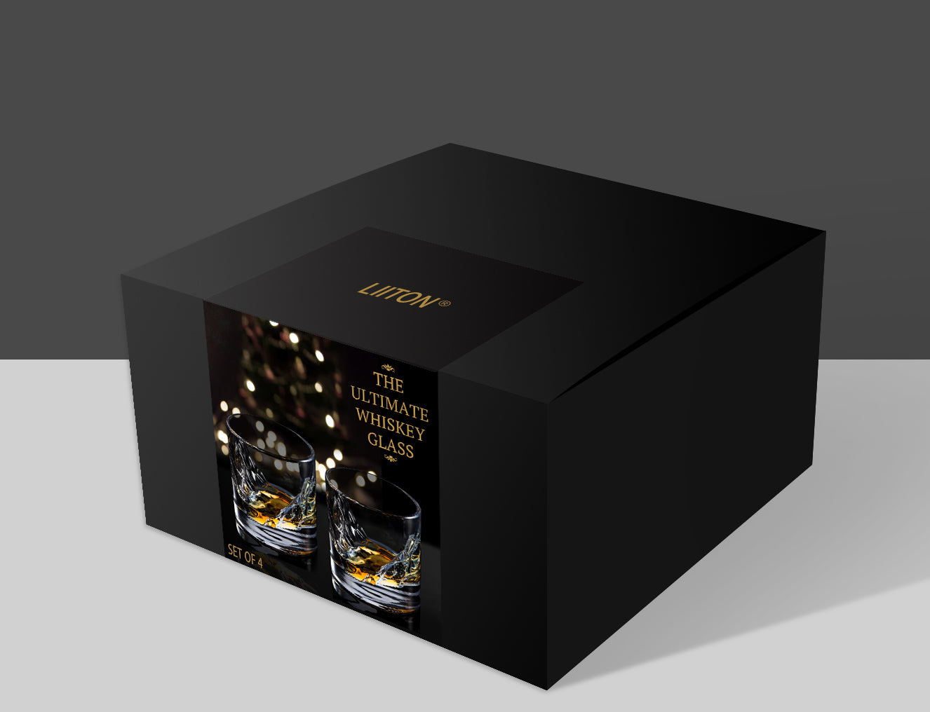 Grand Canyon Crystal Whiskey Glass - Set of 4