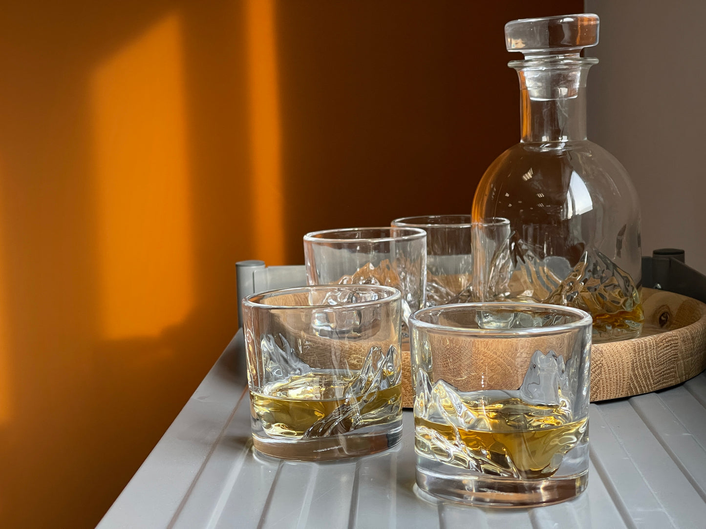 Grand Canyon Crystal Whiskey Glass - Set of 4