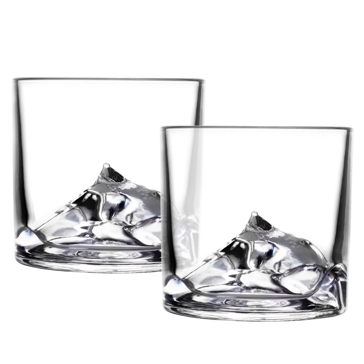Everest Crystal Whiskey Glasses Set of 2