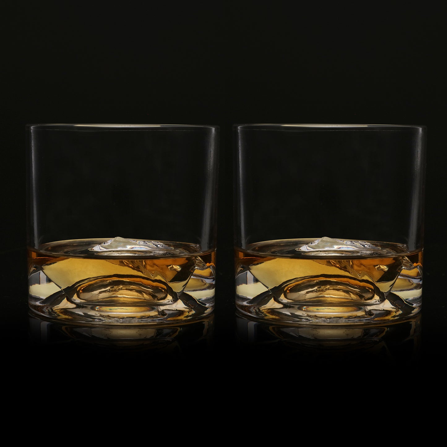 Mt. Blanc Crystal Whiskey Glasses Set of 2