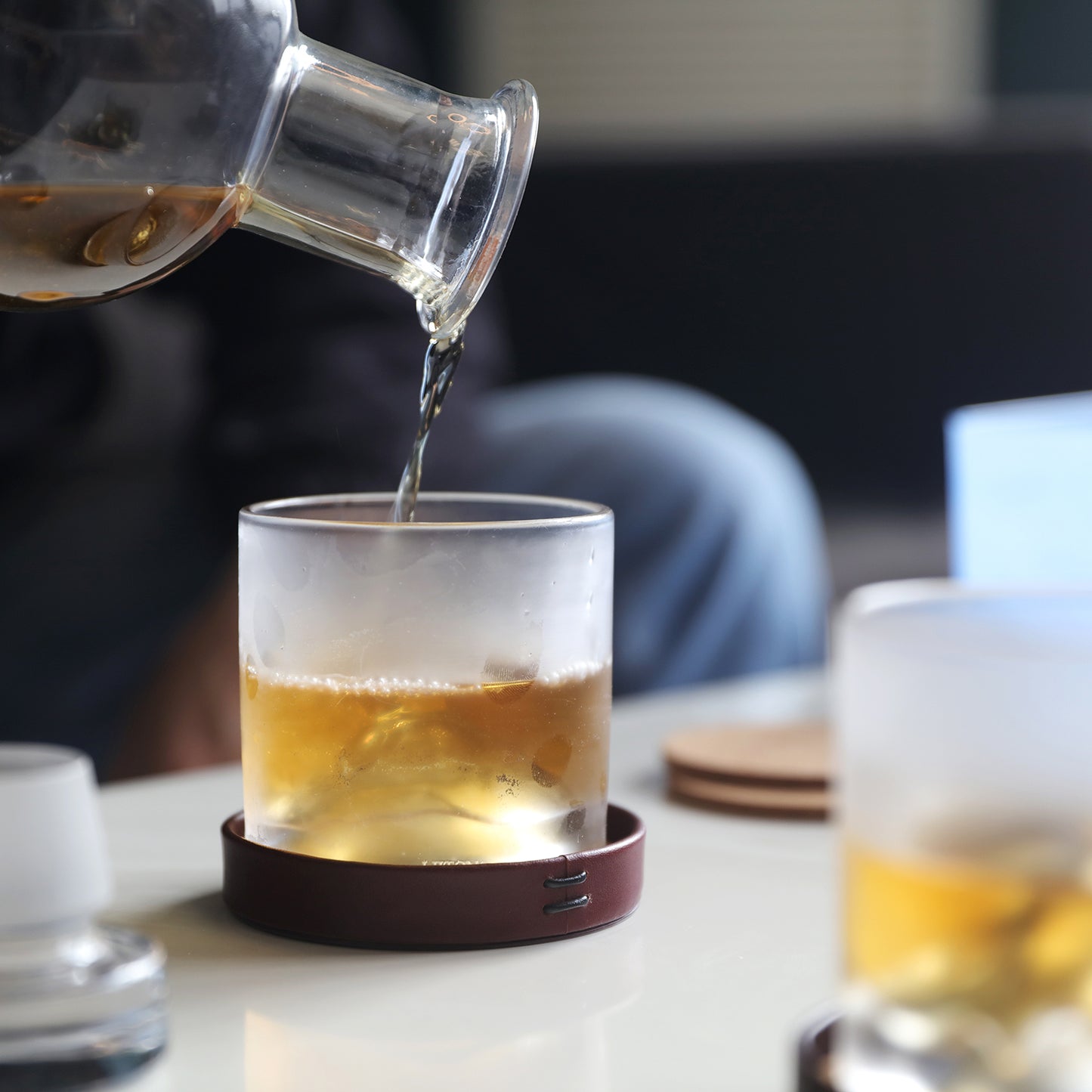 Fuji Crystal Whiskey Glasses Set of 2