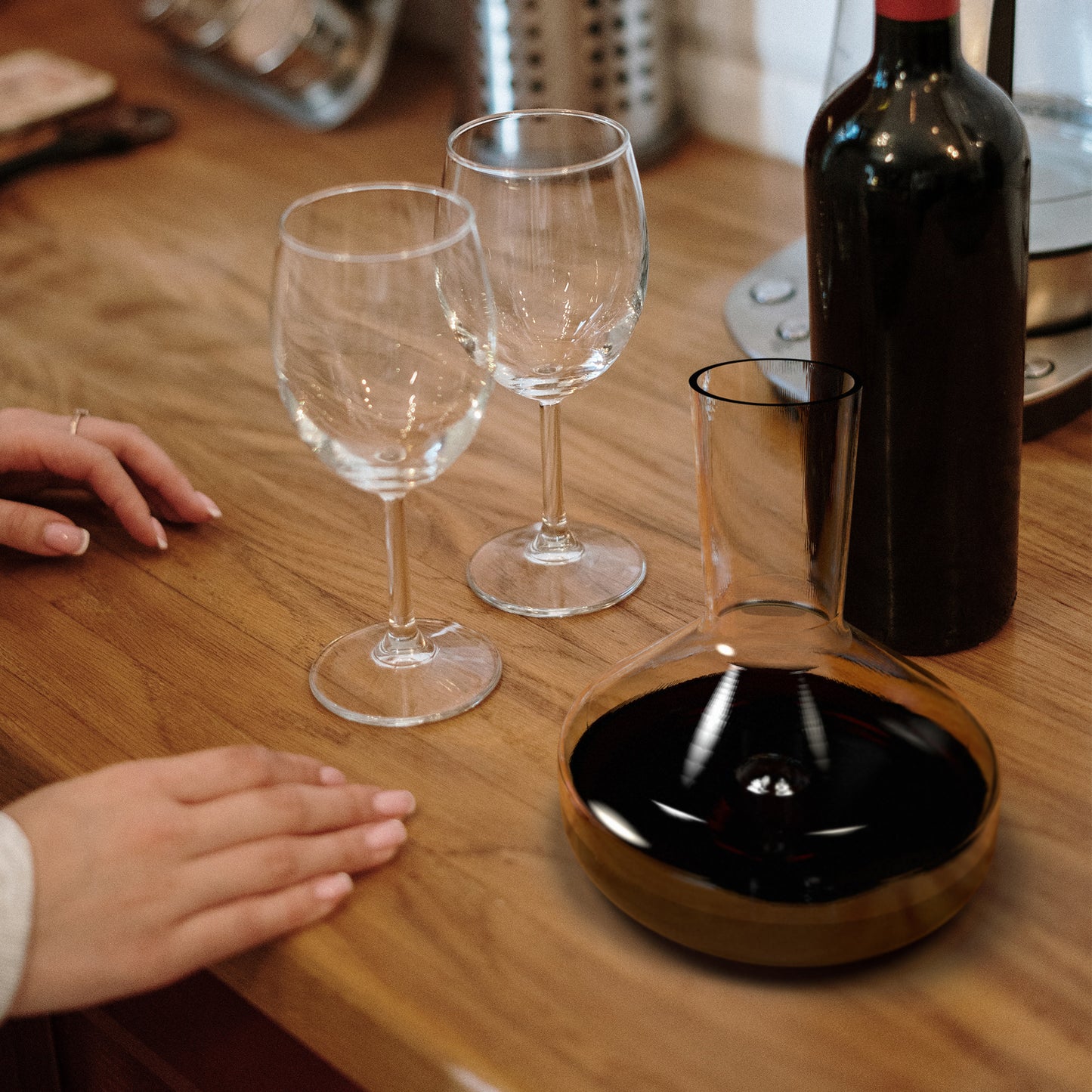 Grand Cru Glass Whiskey Decanter Carafe