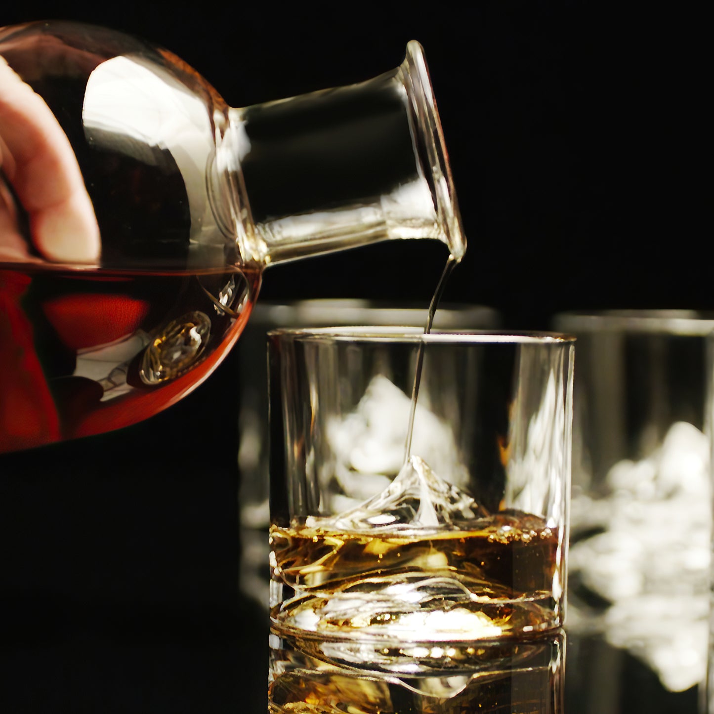 Everest Crystal Whiskey Decanter Set