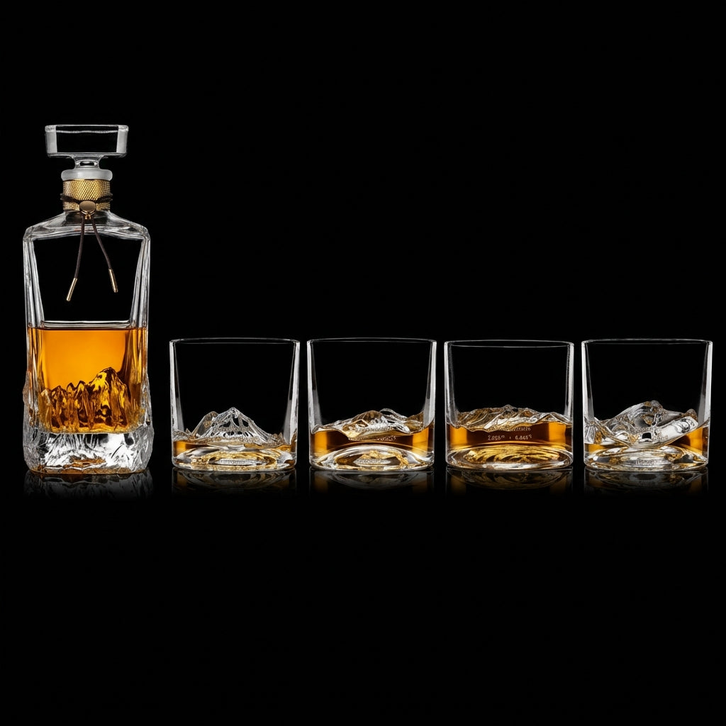 The American Peaks Whiskey Set