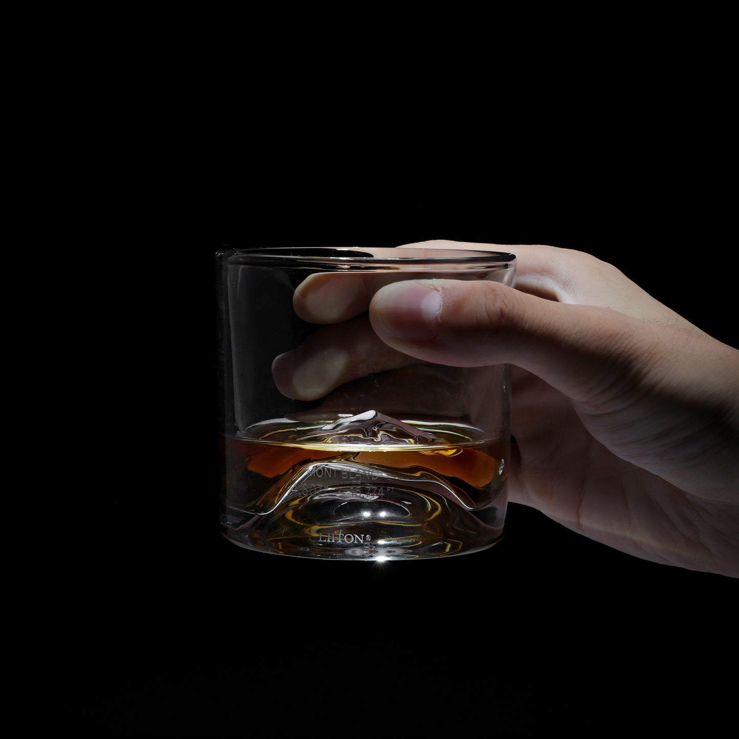 Mt. Blanc Crystal Whiskey Glasses Set of 2