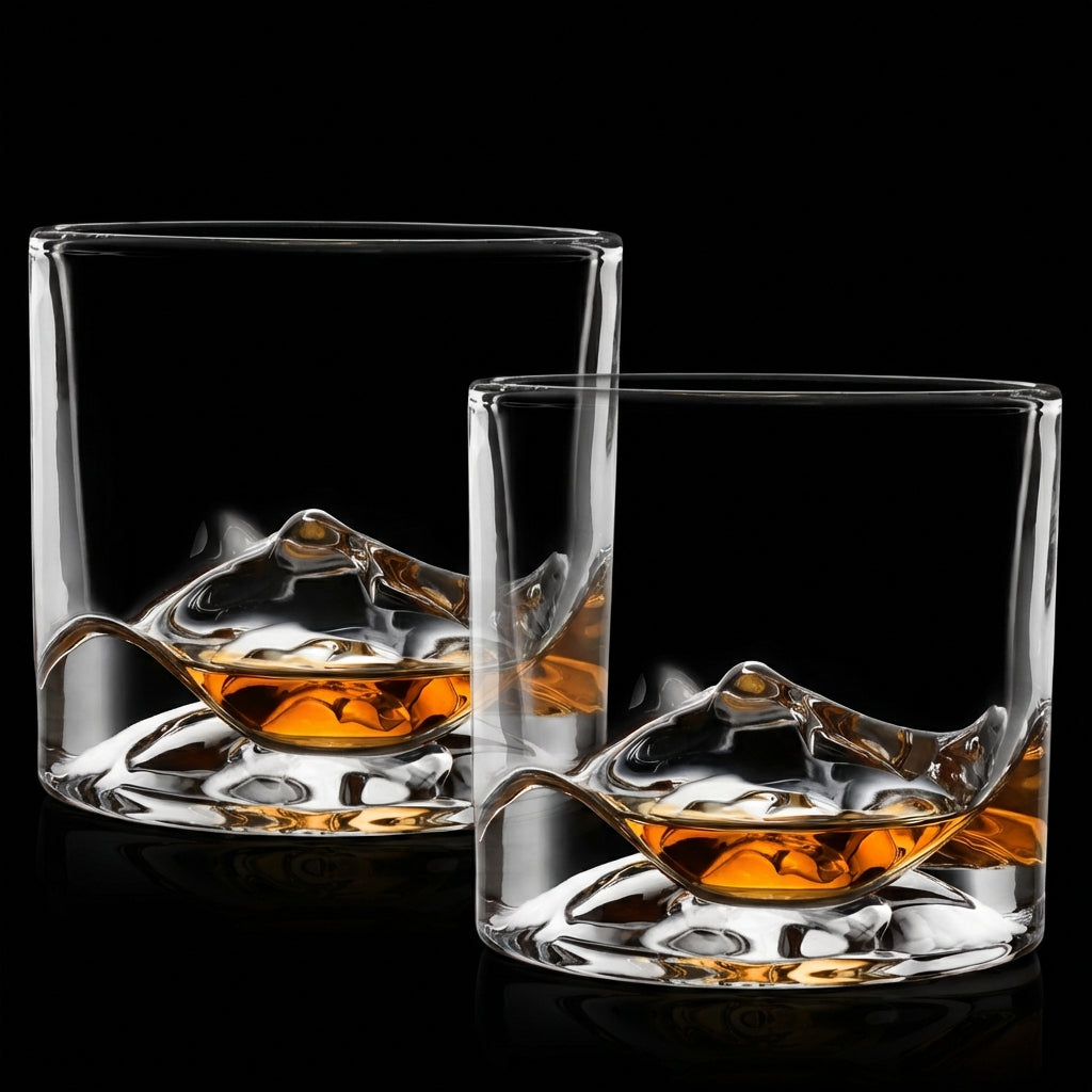 Denali Crystal Whiskey Glasses Set of 2