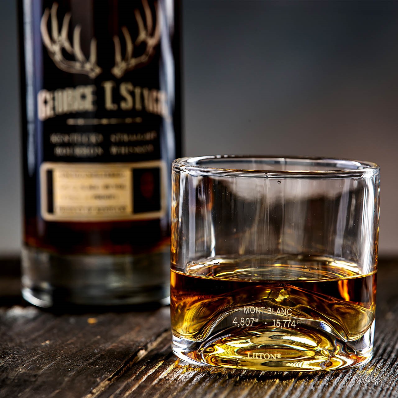 Mt. Blanc Crystal Whiskey Glasses Set of 2