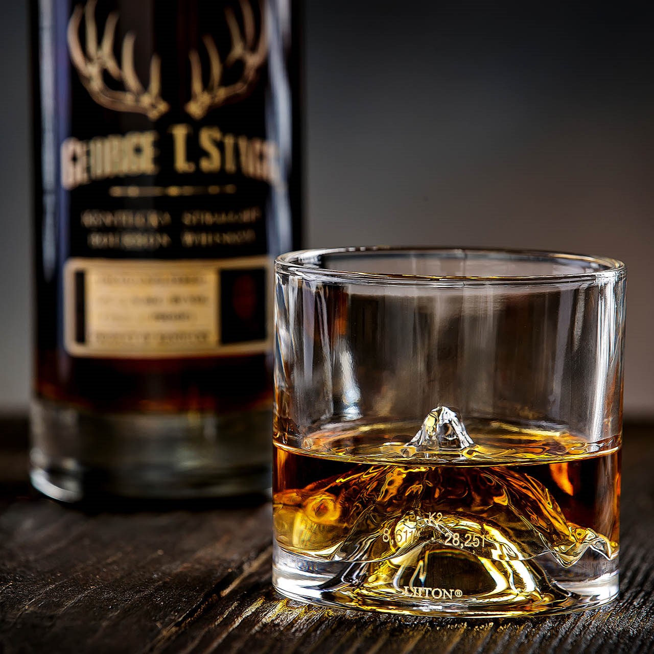 K2 Crystal Whiskey Glasses Set of 2