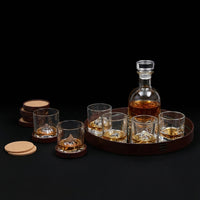 Luxury Crystal Whiskey Peaks Set
