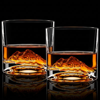 Mount Rainier Glasses Set of 2