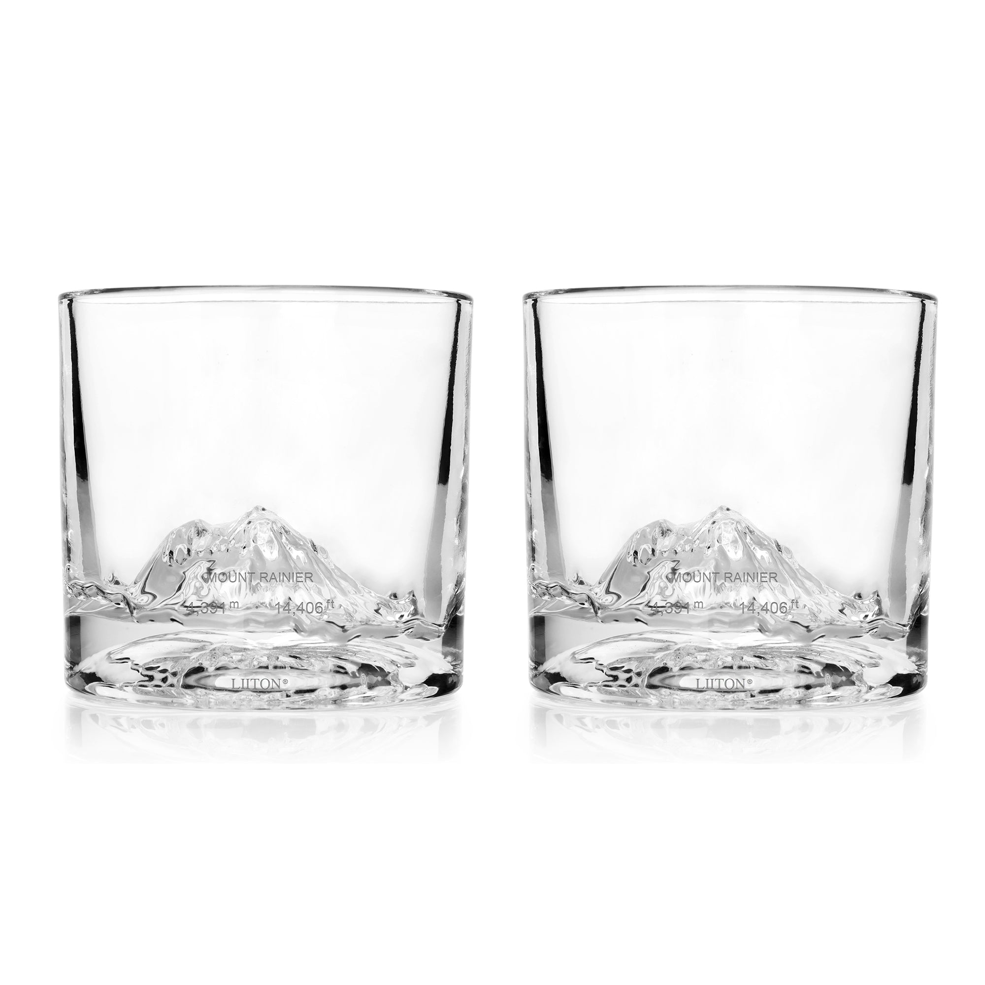 Mount Rainer Glasses Set of 2