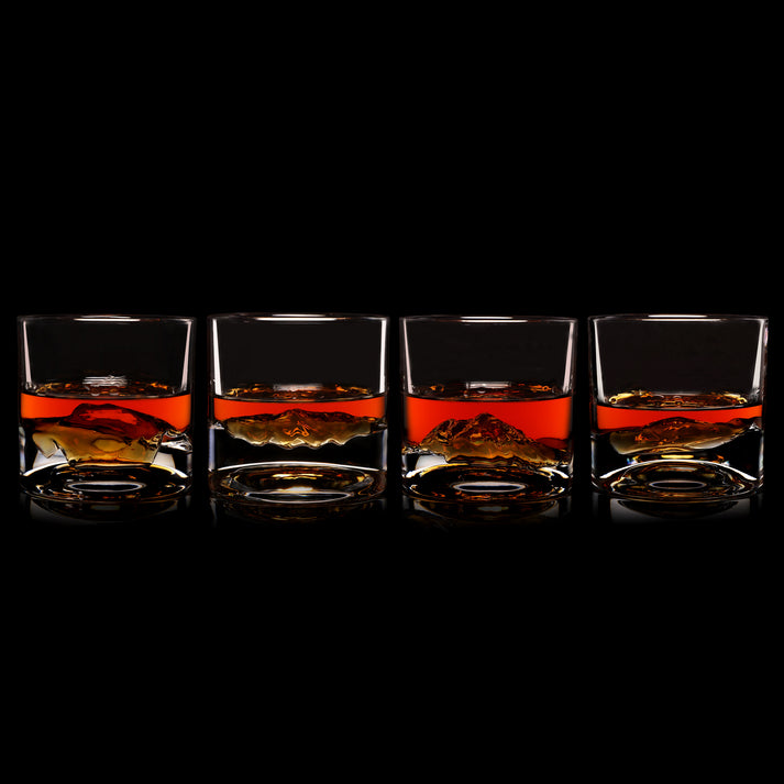 Set 5 Verres à Whisky Liiton Everest + Décanteur En Cristal - Coffret Neuf