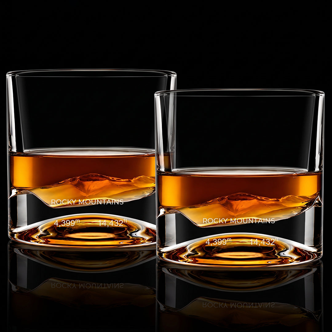 Rocky Mountains Glasses Set of 2