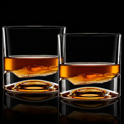 Rocky Mountains Glasses Set of 2