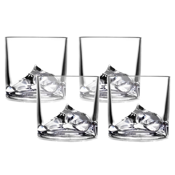 Everest Crystal Whiskey Glasses Set of 2 - Liiton –